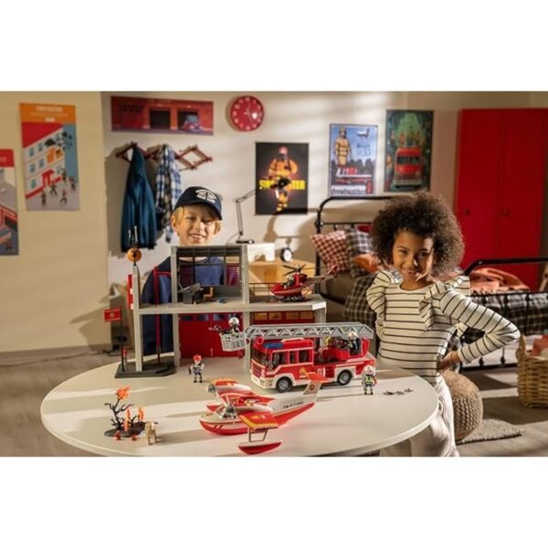 Playmobil Fire Truck with Accessories and 2 Figures - Image 3