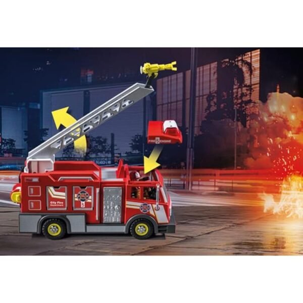 Playmobil Fire Truck with Accessories and 2 Figures - Image 4