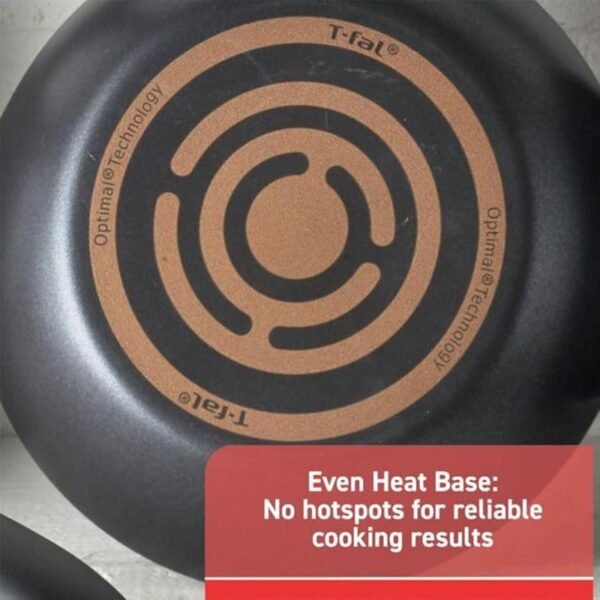 T-fal Signature Nonstick Cookware Set, 12-Piece, Oven and Broiler Safe, Dishwasher Safe, Black - Image 5